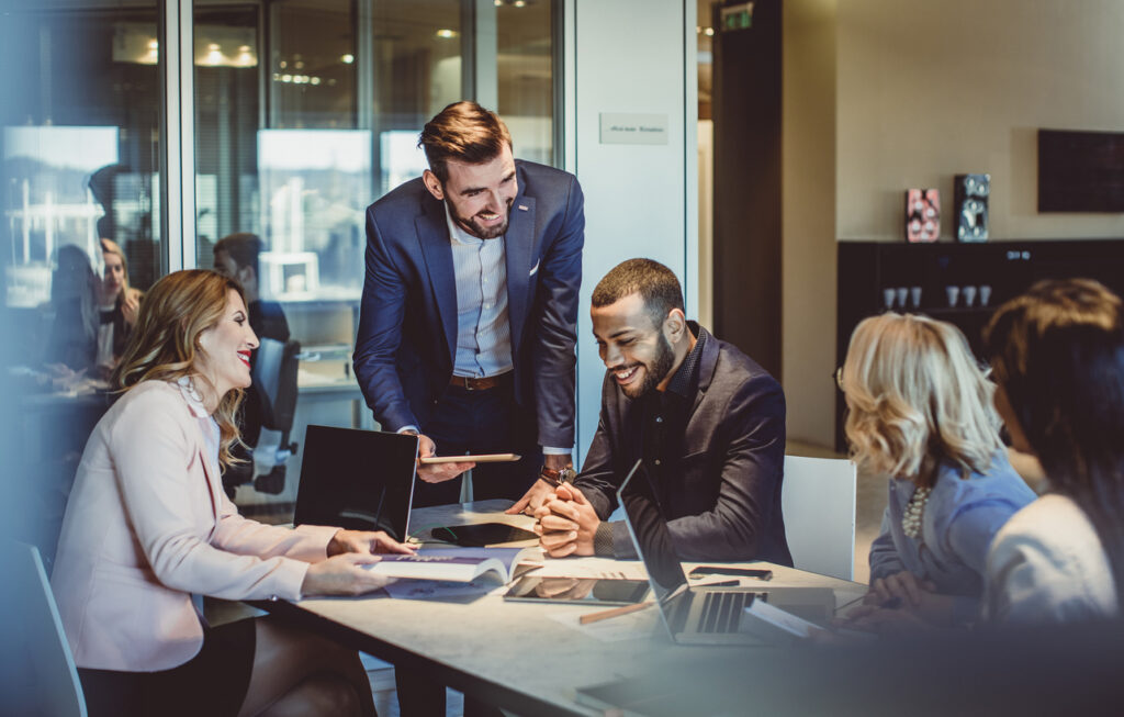 Business people in office